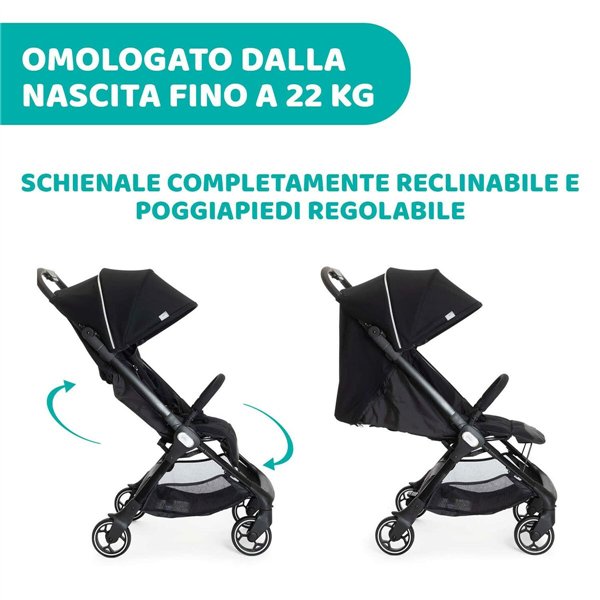 Baby's Pushchair Chicco Black