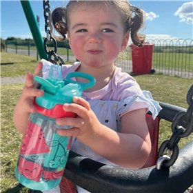 Training Glass Nûby Pink 360 ml