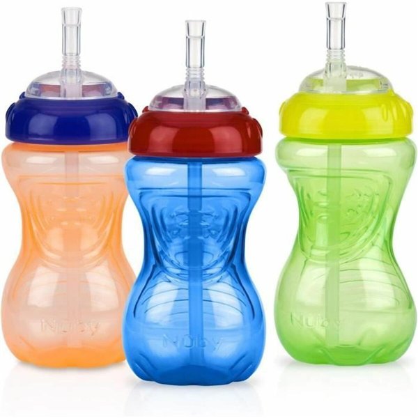 Training Glass Nûby Multicolour 300 ml 3 Pieces