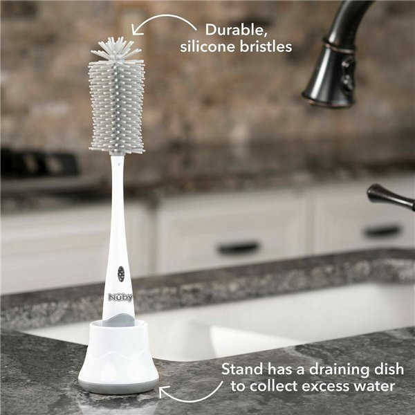 Bottle and Teat Cleaning Brush Nûby Ergonomic handle