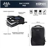 School Bag KONIX Black