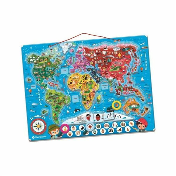 Puzzle Clementoni Magnetic World Map 110 Pieces