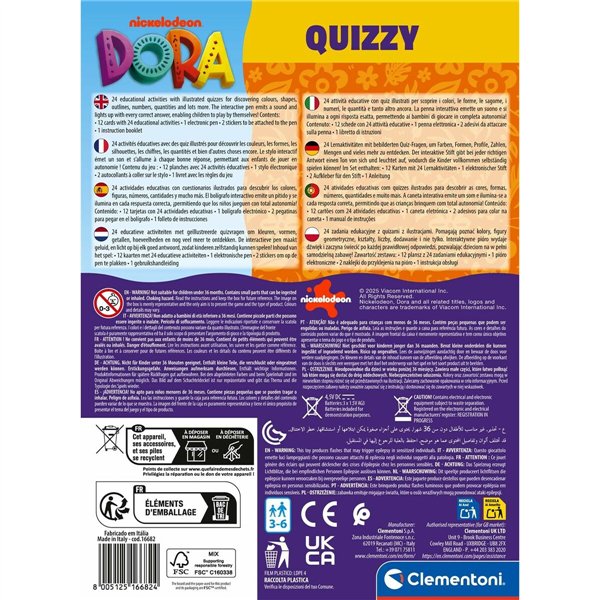 Educational Game Clementoni Dora Quizzy