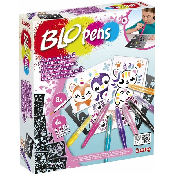Colouring Activity Box Lansay BLOPENS KAWAII Multicolour