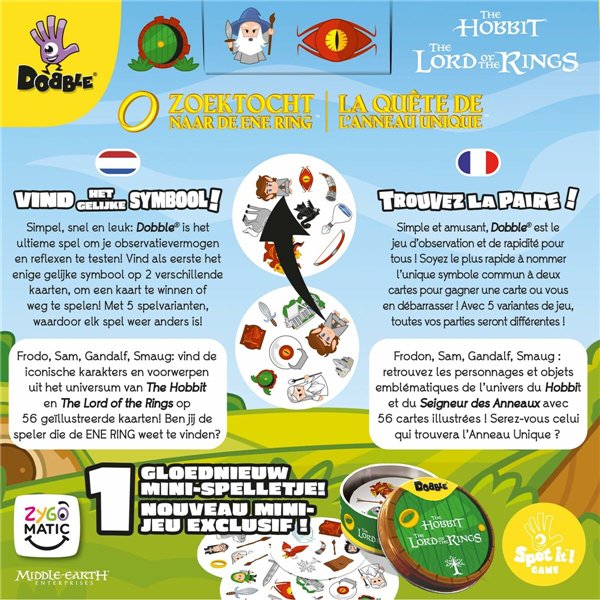 Board game Asmodee Dobble The Lord of the Rings