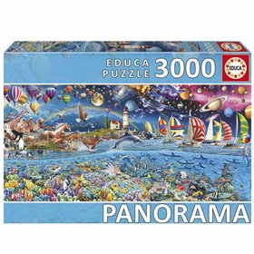 Puzzle Educa Panorama de la Vida 3000 Pieces