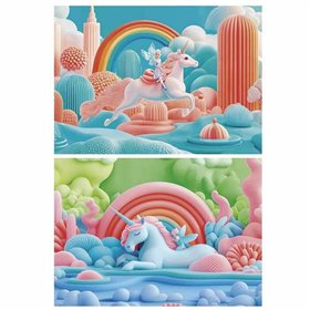 Puzzle Educa Magic Unicorns 48 Pieces (2 Units)