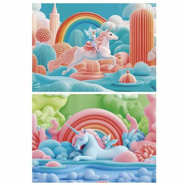Puzzle Educa Magic Unicorns 48 Pieces (2 Units)