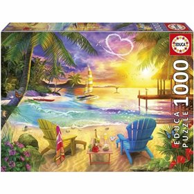 Puzzle Educa Love Beach 1000 Pieces