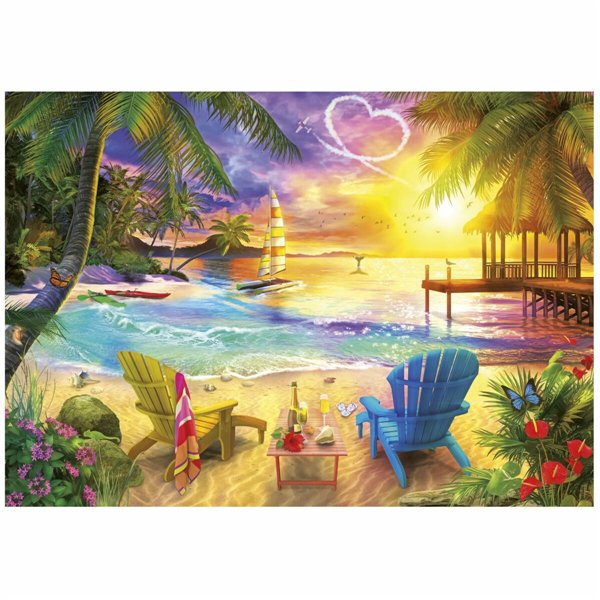 Puzzle Educa Love Beach 1000 Pieces