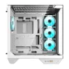 Darkflash DY470 arvutikorpus (valge) + 4 ventilaatorit