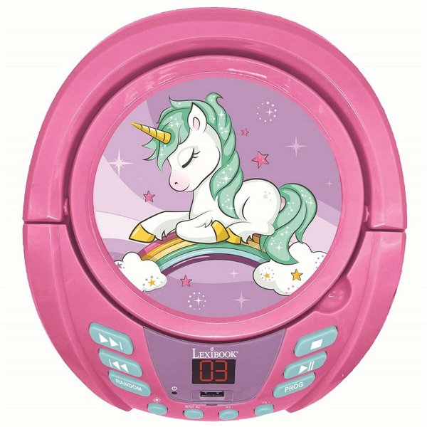 CD/MP3 Player Lexibook Children's Pink Bluetooth Unicorn