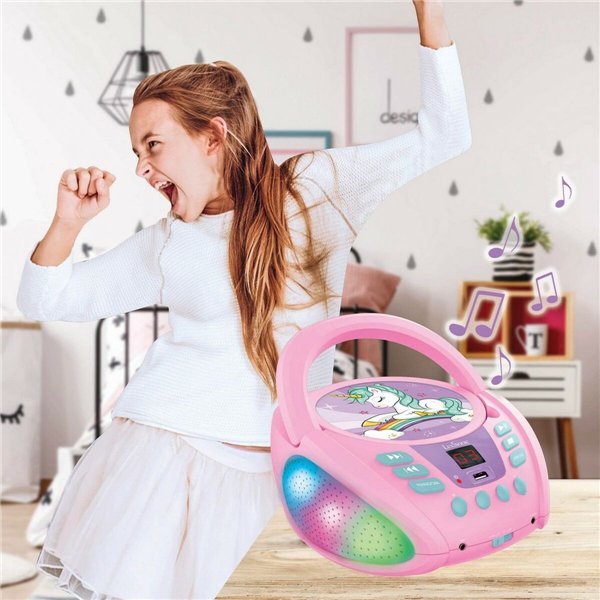 CD/MP3 Player Lexibook Children's Pink Bluetooth Unicorn