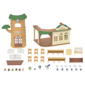 Playset Sylvanian Families School of the Forest 35 Pieces
