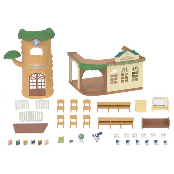Playset Sylvanian Families School of the Forest 35 Pieces