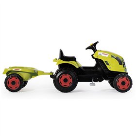 Pedal Tractor Smoby Claas Pedal Ride on Tractor Yellow