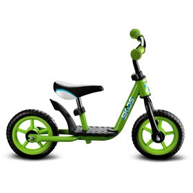 Children's Bike Skids Control Green Steel Footrest