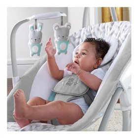 Rocking Chair Ingenuity 2-in-1 Swing Lounger - Raylan Grey White