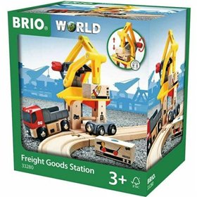 Construction set Brio Freight Loading Crane Multicolour Multi 6 Pieces
