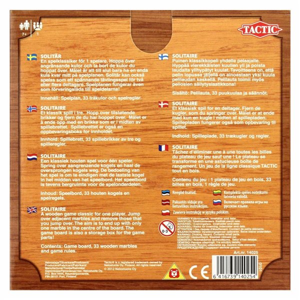 Solitaire game Tactic 14025 Wood