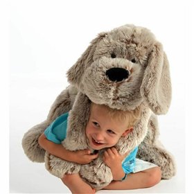 Fluffy toy Gipsy Dog Grey