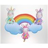 Fluffy toy Gipsy Rabbits Cretins Lapicorn 18 cm Unicorn Children's