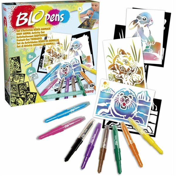 Set of Felt Tip Pens Blopens Airbrush (Refurbished B)