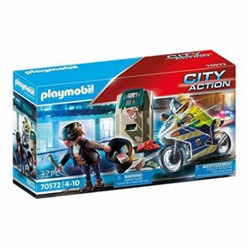 Playset City Action Police Motorbike Playmobil 70572 32 Pieces (32 pcs)
