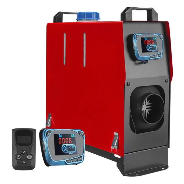 Parking heater Blitzwolf BW-AH-V2-BT, 5kw, 12V, app-controlled with standard banana interface + controller with display + Blueto