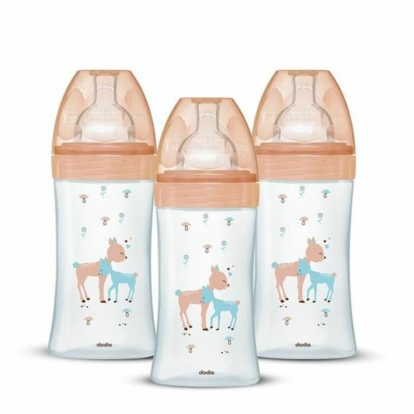 Set of baby's bottles Dodie 3 uds