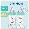 Set of baby's bottles Dodie 3 uds