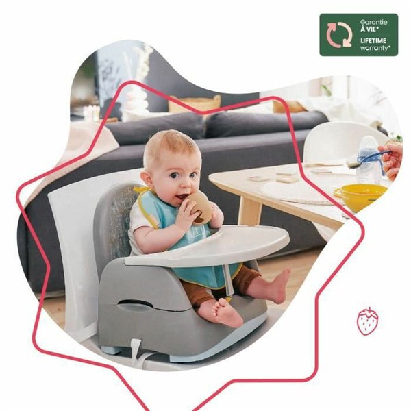Highchair Badabulle Sitzerhöhung 15 kg White/Grey