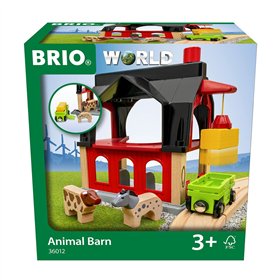 Toy set Ravensburger Animal barn Wood