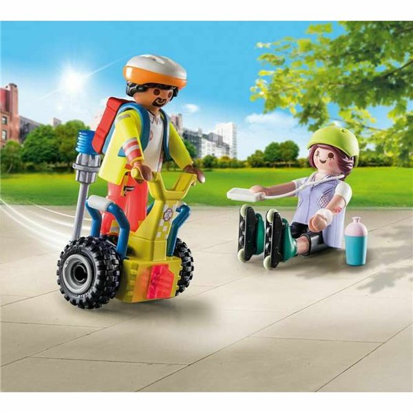 Playset Playmobil City Action - Supervisor with Segway 71257 34 Pieces 