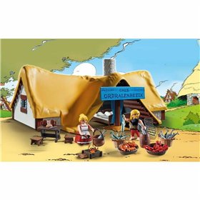 Playset Playmobil Astérix: Ordralfabetix Hut 71266 73 Pieces