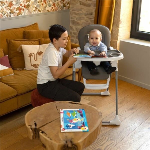 Highchair Nania Grey Leatherette