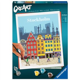 Paint by Numbers Set Ravensburger Stockholm
