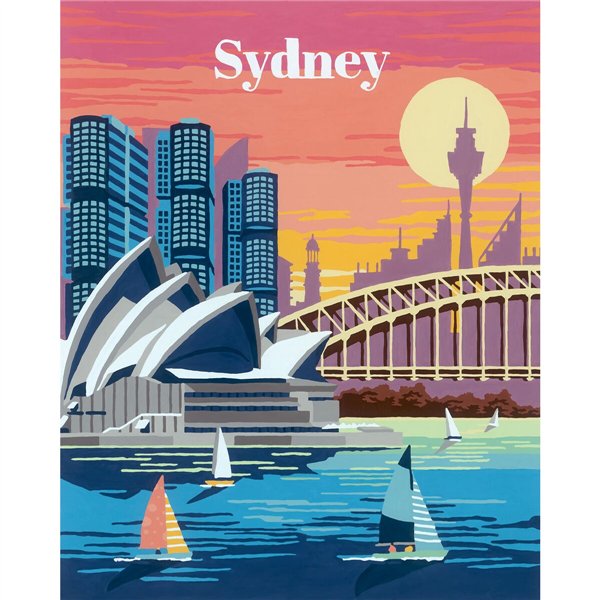 Paint by Numbers Set Ravensburger Sydney
