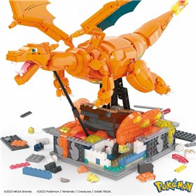 Construction kit Pokémon Mega Construx - Motion Charizard 1664 Pieces