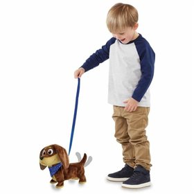 Motion-animated Stuffed Animal Goliath Dog 28 cm