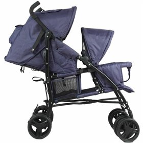 Baby's Pushchair Bambisol Double Cane Navy Blue