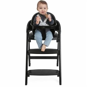 Highchair Chicco Crescendo Lite cairo coal Black Stainless steel
