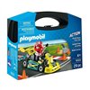 Playset City Action Go Kart Playmobil 9322 - Action - Karting Pilot Case (29 pcs)