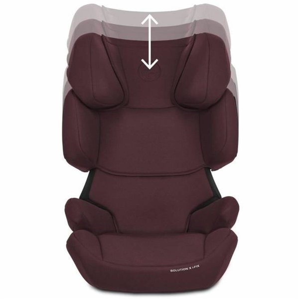 Car Chair Cybex Solution X i-Fix Rumba Red rouge ECE R129/04 ISOFIX