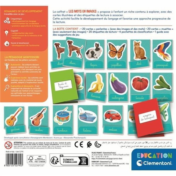 Educational Game Clementoni Les mots en images (FR)