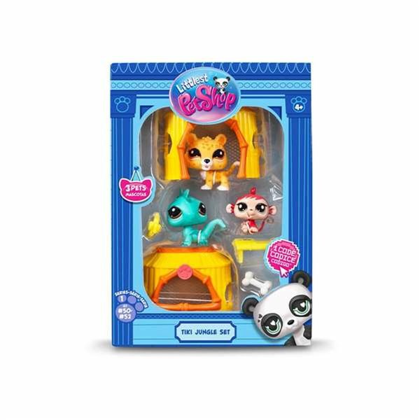 Playset Bandai Littlest Pet Shop 8 Pieces