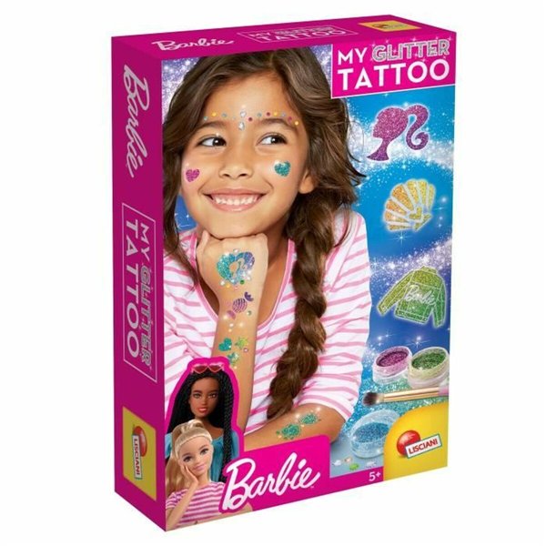 Temporary Tattoos Lisciani Giochi My Glitter Tatoo Glitter 20 Pieces
