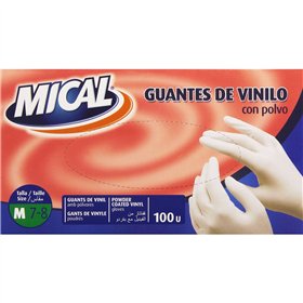 Disposable Gloves Mical VINILO TALLA M M (100 Units)