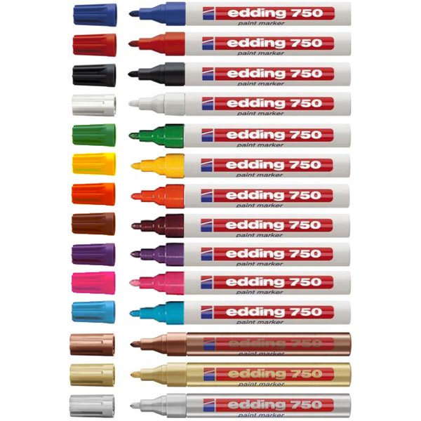 Marker pen/felt-tip pen Edding 750-49 White