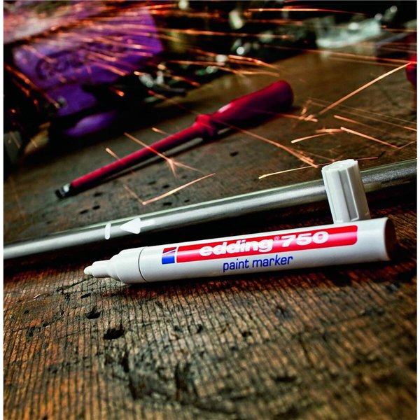 Marker pen/felt-tip pen Edding 750-49 White